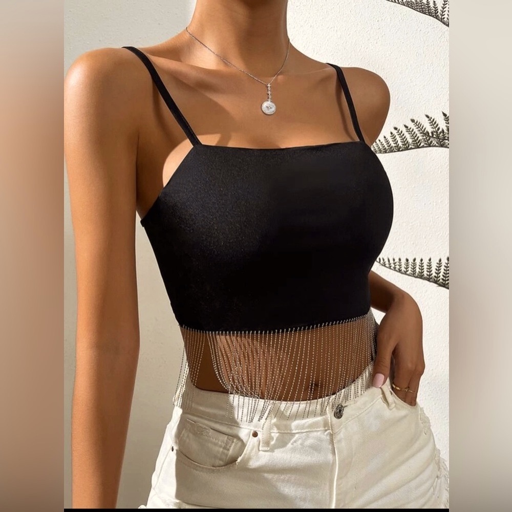 Fringe crop top